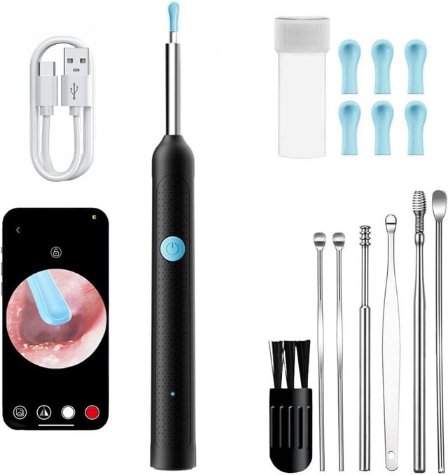 Earwax Removal Tool Kit with HD Camera Wifi Connection